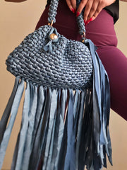 Mane Deep Teal - Fringe Bag