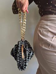 Shell Moss - Velvet Bag