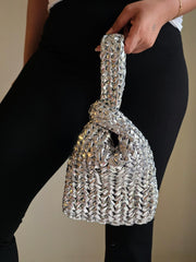Toffee Silver - Potli Bag