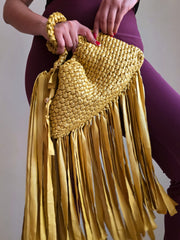 Mane Ochre - Fringe Bag