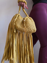 Mane Ochre - Fringe Bag