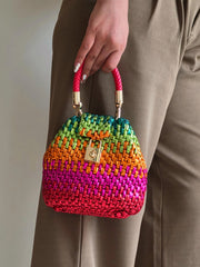 Pyramid Bucket Bag - Dawn