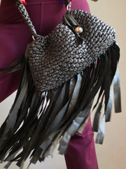 Mane Military Green- Fringe Bag