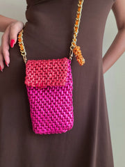 Mobile Pouch - Rani & Red