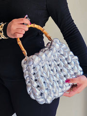 Bubble Silver - Hand Bag