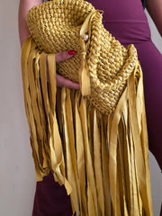 Mane Ochre - Fringe Bag