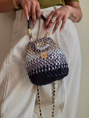 Pyramid Bucket Bag - Mono