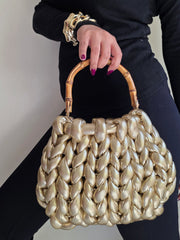 Bubble Champagne- Hand Bag