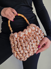 Bubble Rose Gold - Hand Bag